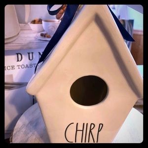 Rae Dunn Chirp birdhouse
